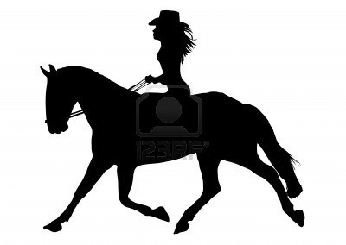 clip art girl riding horse - photo #38